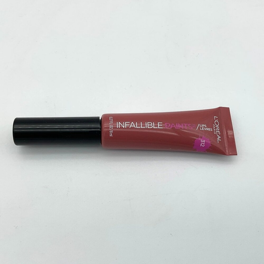 L'Oreal Paris Infallible Paints Liquid Lipstick 312 Nude Star Full Coverage NIP